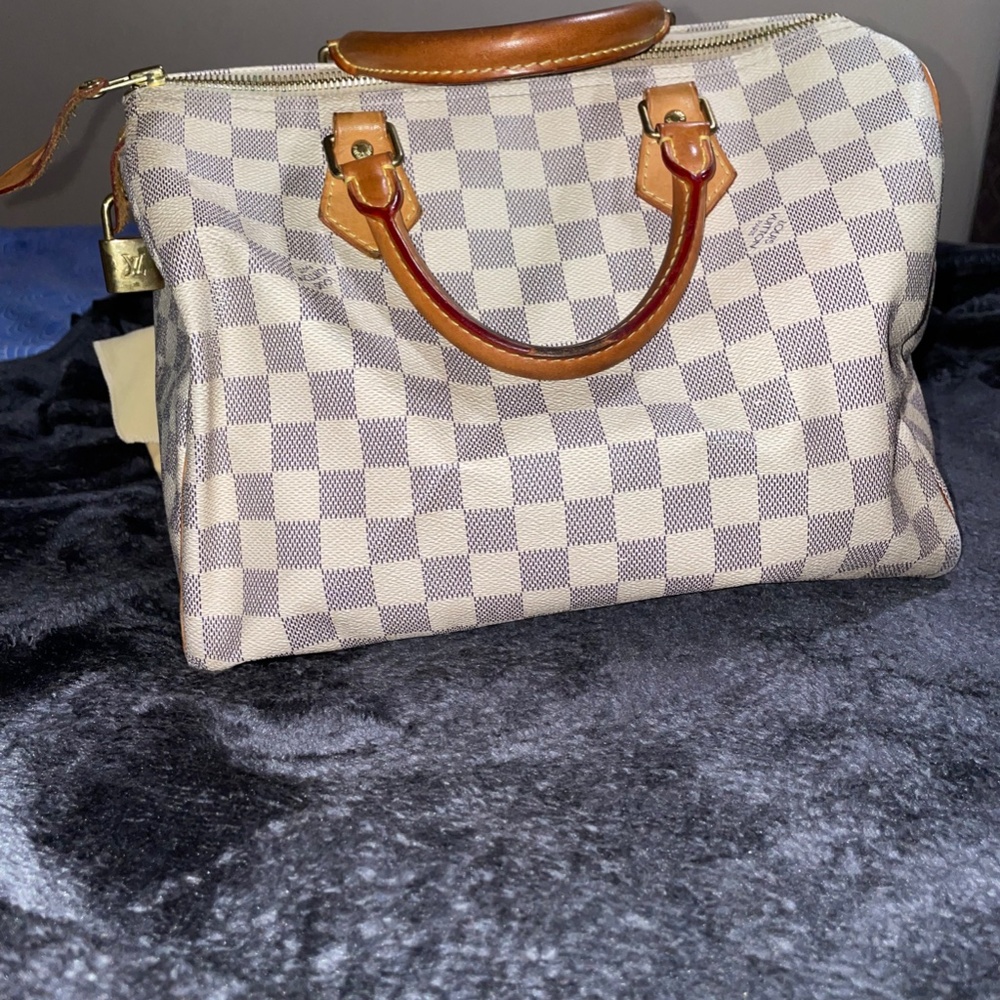 Louis Vuitton Speedy 30 Damier Azur - Picture 5 of 11